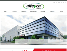 Tablet Screenshot of alteyco.com